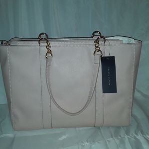 Tommy hilfiger pink tote handbag